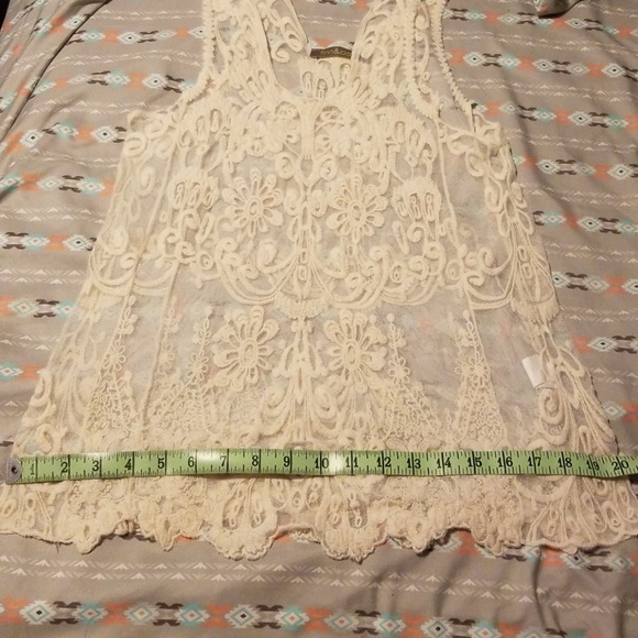 Finn & Clover Lace See Through Tank - Picture 7 of 7